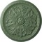 Ekena Millwork Washington Ceiling Medallion (Fits Canopies up to 2 7/8"), 17 1/8"OD x 1 1/2"P, Athenian Green CM17WAAGF - alternate 1